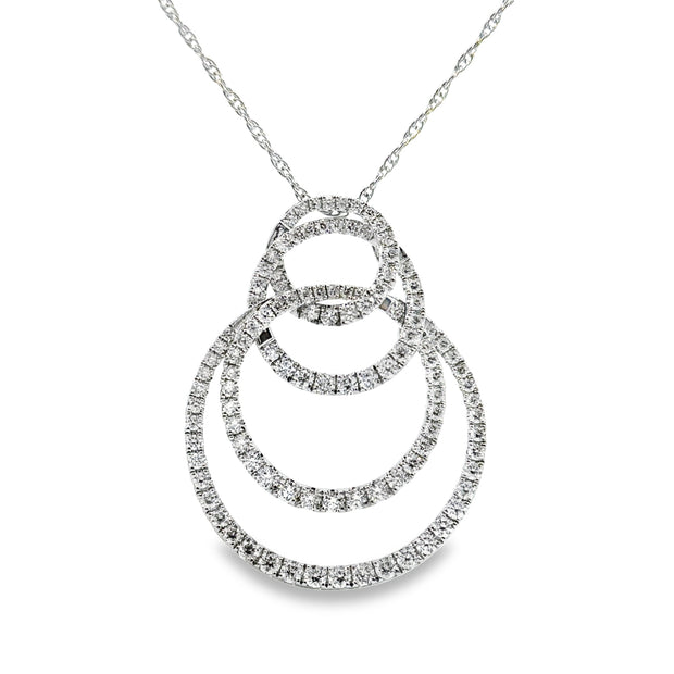 Platinum Diamond Fashion Pendant