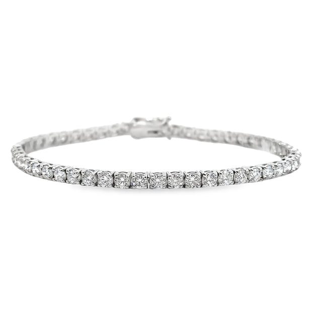 Forevermark White Gold 5.09 Cttw. Diamond Tennis Bracelet