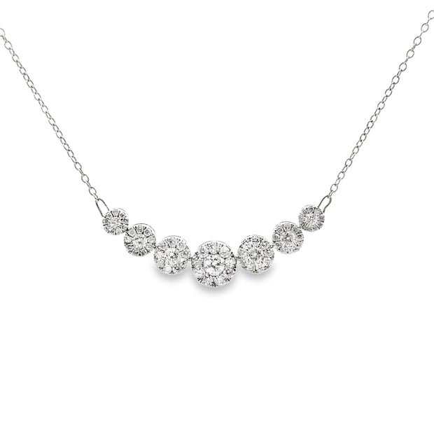 White Gold Diamond Fashion Necklace