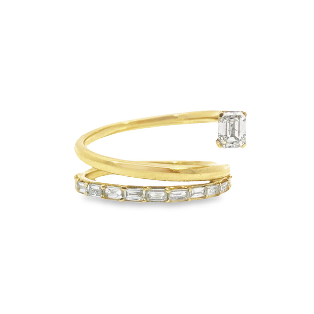 Yellow Gold Diamond Fashion Ring