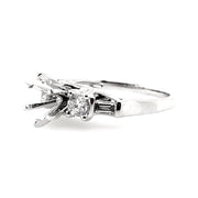 White Gold Diamond Engagement Ring