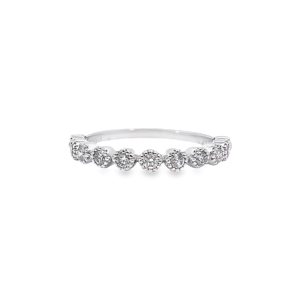 White Gold Diamond Wedding Band