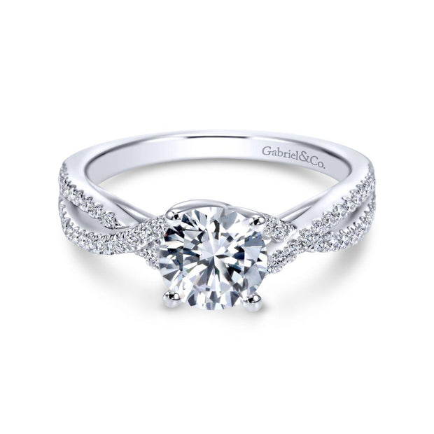 GABRIEL & CO "Contemporary" Engagement Ring