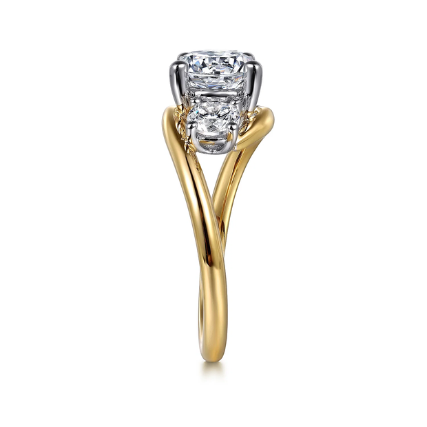 GABRIEL & CO "Contemporary" Engagement Ring