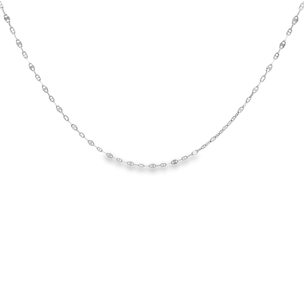 White Gold Mariner Chain