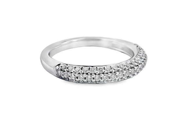 White Gold Diamond Wedding Band