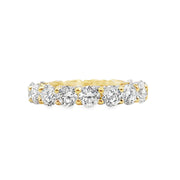 Lab Grown Yellow Gold Diamond Eternity Band