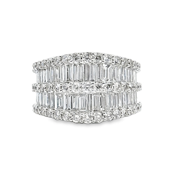 White Gold Diamond Fashion Band