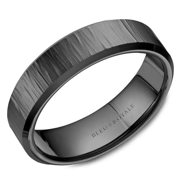 Bleu Royale "Distinct" Men's Wedding Band