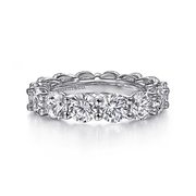 GABRIEL & CO "Contemporary" Eternity Band