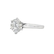 White Gold Diamond Solitaire Engagement Ring