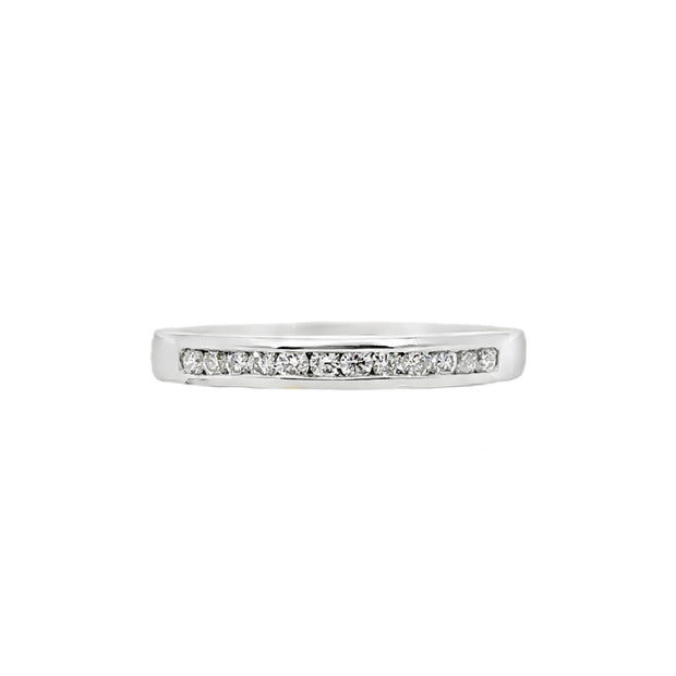 White Gold Diamond Wedding Band