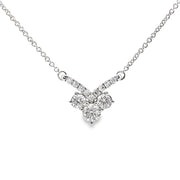 White Gold Diamond Fashion Necklace