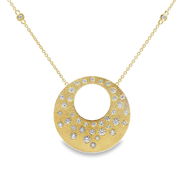 Yellow Gold Diamond Fashion Necklace