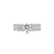 Lab Grown White Gold Diamond Engagement Ring