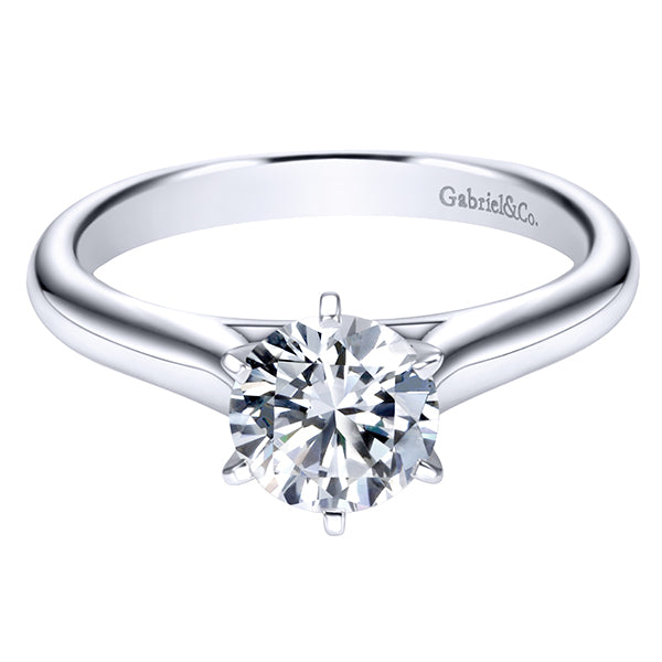 GABRIEL & CO "Classic" Engagement Ring