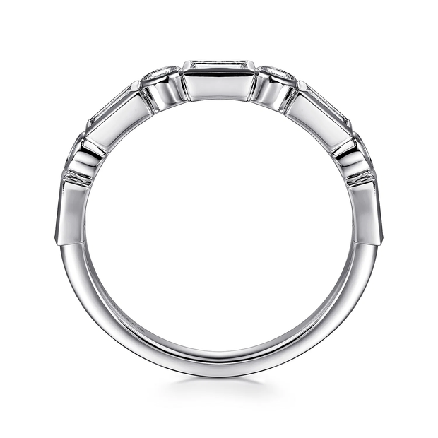 GABRIEL & CO "Contemporary" Wedding Band