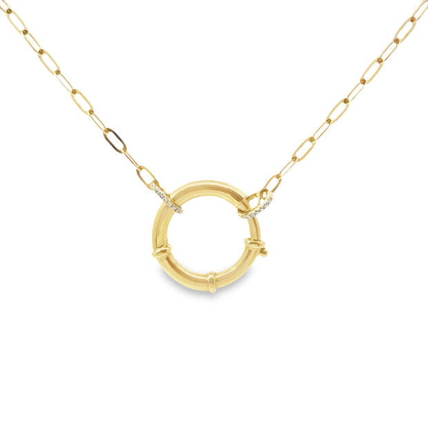 Yellow Gold Diamond Fashion Necklace