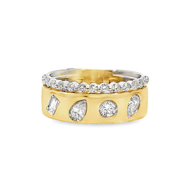 Yellow Gold Diamond Fashion Band