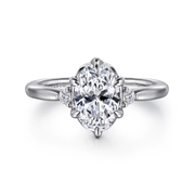 GABRIEL & CO "Contemporary" Engagement Ring