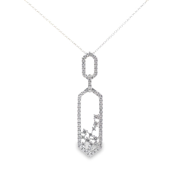 White Gold Diamond Fashion Pendant