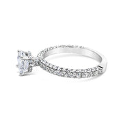 White Gold Diamond Engagement Ring