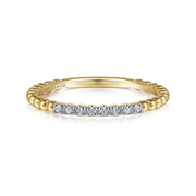 GABRIEL & CO "Stackable" Wedding Band