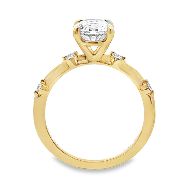 GABRIEL & CO "Contemporary" Engagement Ring