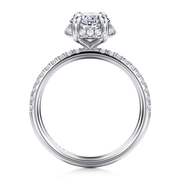 GABRIEL & CO "Contemporary" Engagement Ring