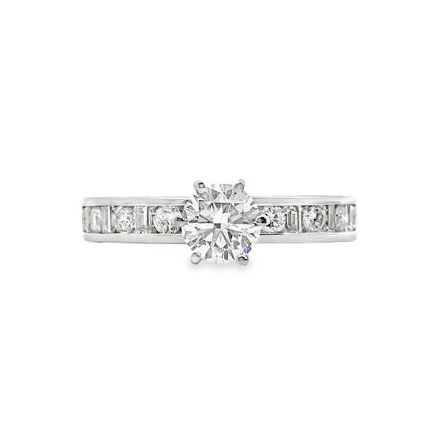 Lab Grown White Gold Diamond Engagement Ring