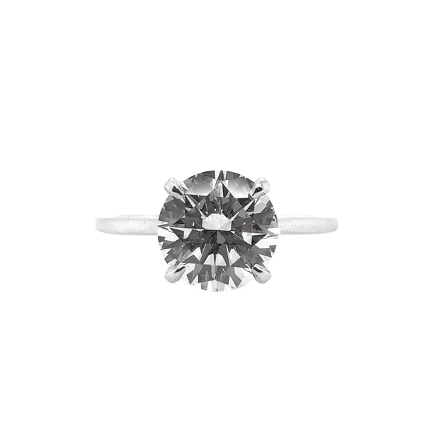 White Gold Solitaire Engagement Ring