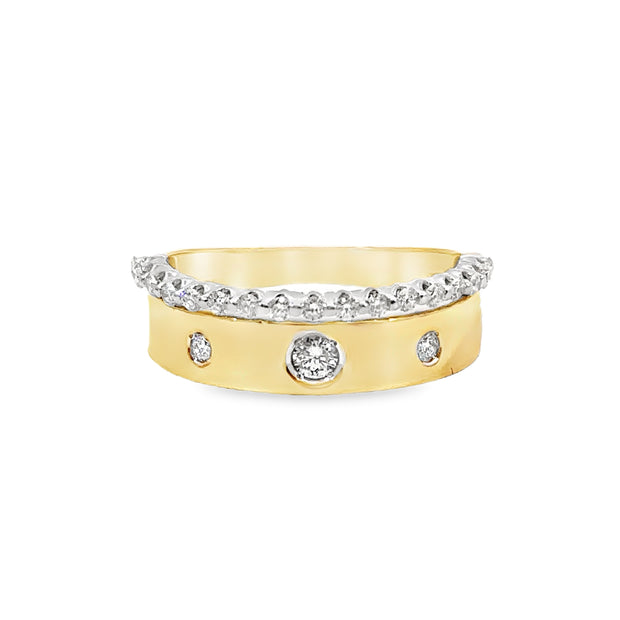 Yellow Gold Diamond Fashion Band