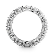 Lab Grown Platinum Oval Shape Diamond Eternity Band