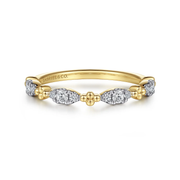 GABRIEL & CO "Stackable" Wedding Band