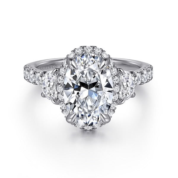 GABRIEL & CO "Contemporary" Engagement Ring