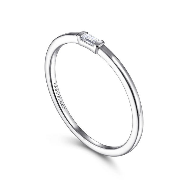 GABRIEL & CO "Stackable" Wedding Band