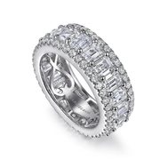 GABRIEL & CO "Contemporary" Eternity Band