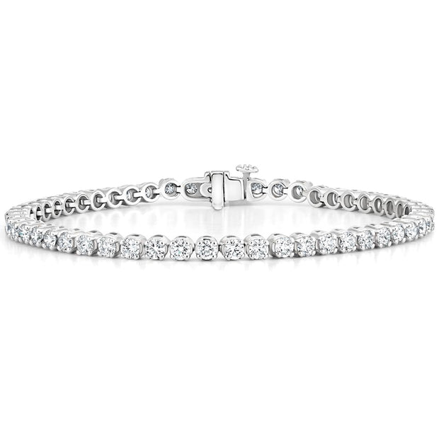 Forevermark White Gold 6.84 Cttw. Diamond Tennis Bracelet