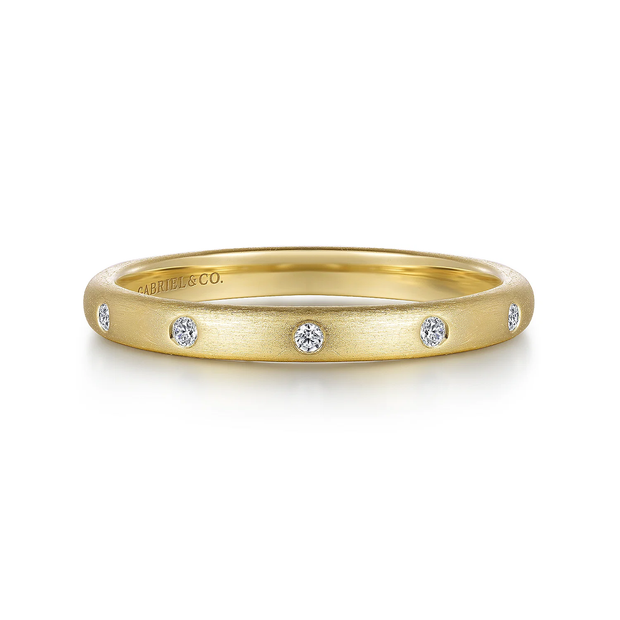 GABRIEL & CO "Stackable" Wedding Band