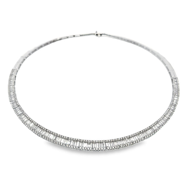 White Gold Diamond Fashion Necklace