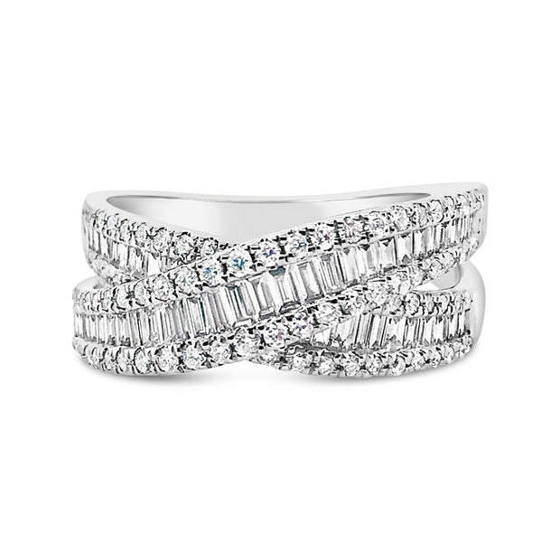 White Gold Diamond Fashion Ring