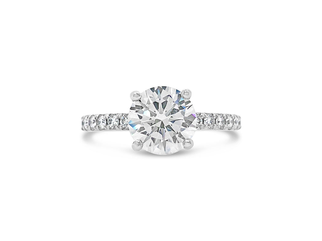 de Beers Forevermark Icon Setting Round Engagement Ring