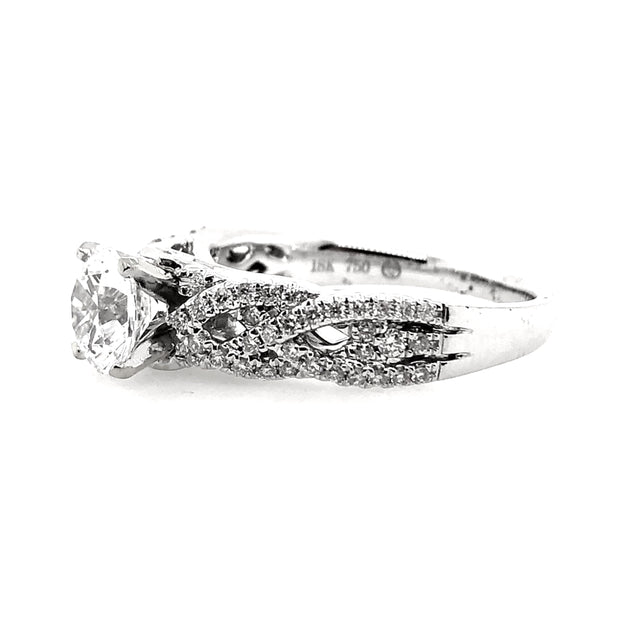 White Gold Diamond Engagement Ring