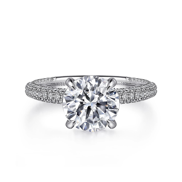 GABRIEL & CO "Contemporary" Engagement Ring