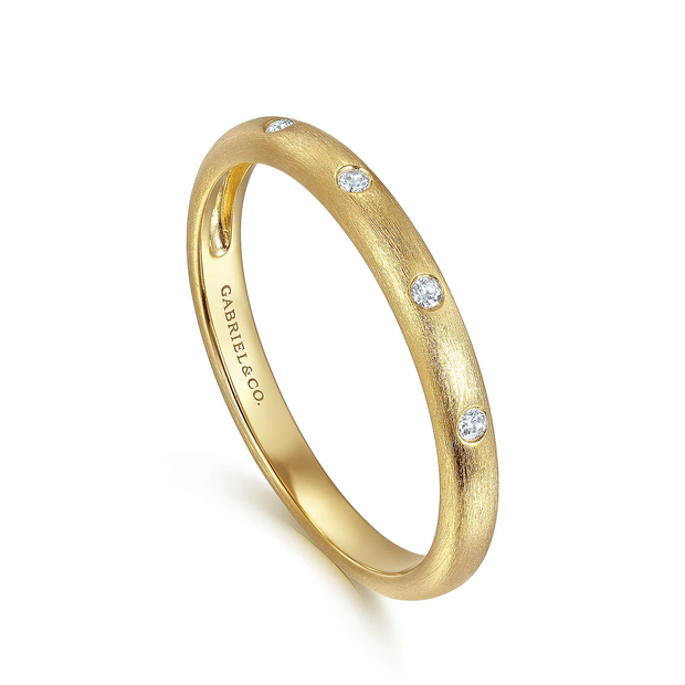 GABRIEL & CO "Stackable" Wedding Band