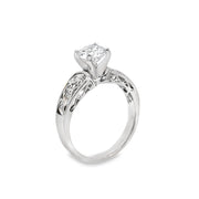 Lab Grown White Gold Diamond Engagement Ring