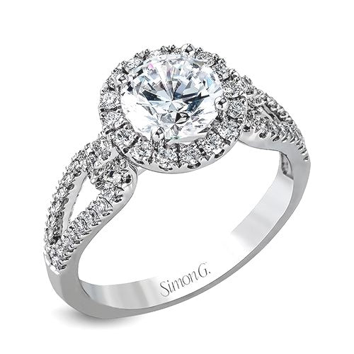 Simon G. "Passion" Halo Engagement Ring