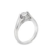 Lab Grown Platinum Diamond Engagement Ring