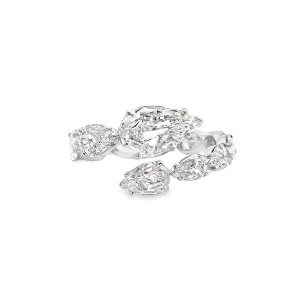 Lab Grown White Gold Diamond Fashion Ring