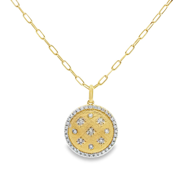 Yellow Gold Diamond Fashion Necklace